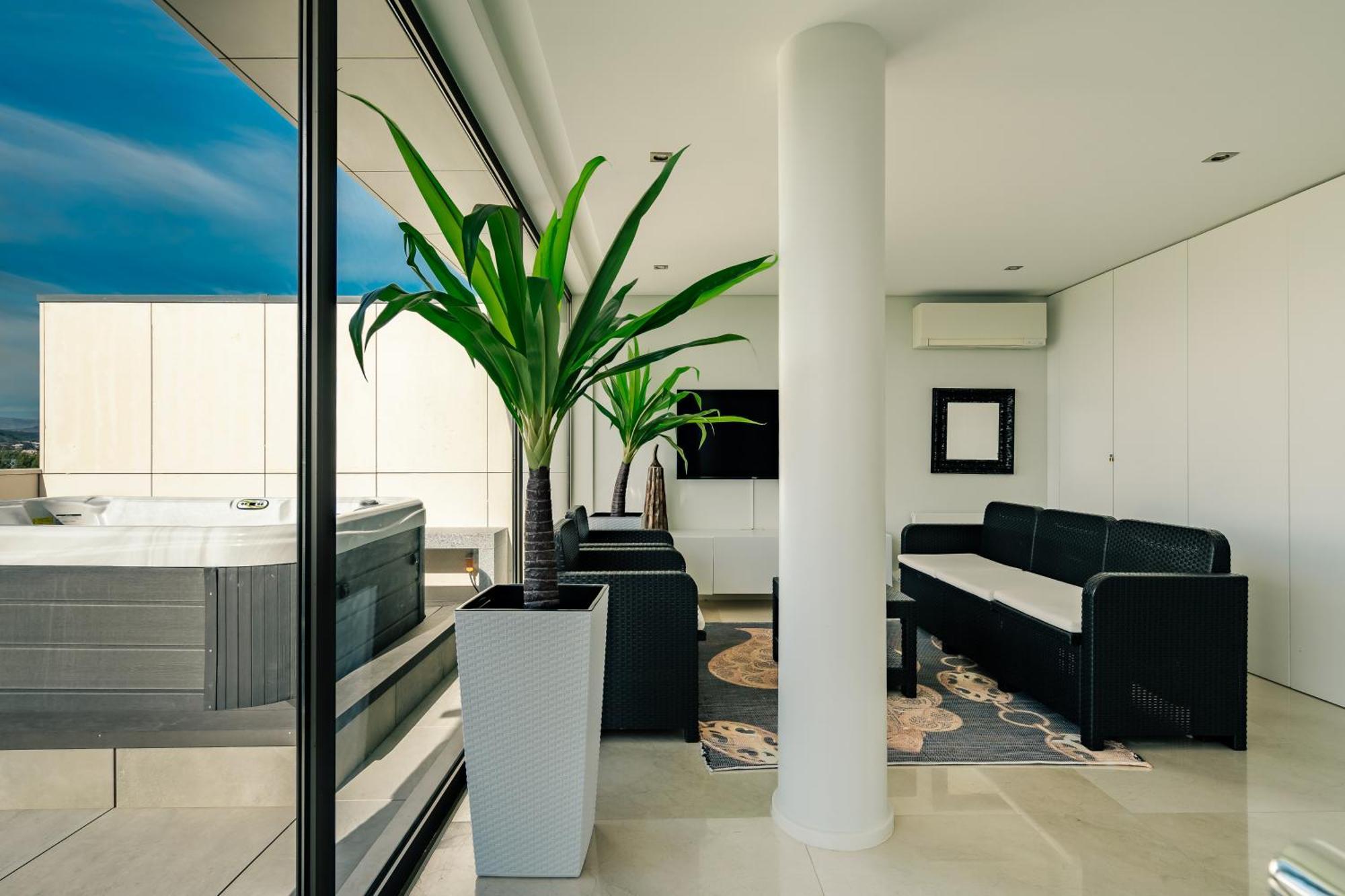 River Town View - Luxury Apartment With Jacuzzi On Terrace Viana do Castelo Exteriér fotografie